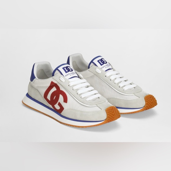 Dolce & Gabbana Other - Dolce & Gabbana DG Logo Low-Top Sneaker | White Blue Red | TG 42 (US 9)